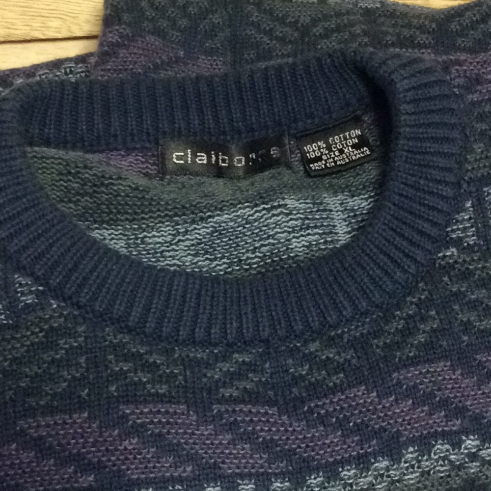 XL Men's Clairborne Multi Textured Sweater